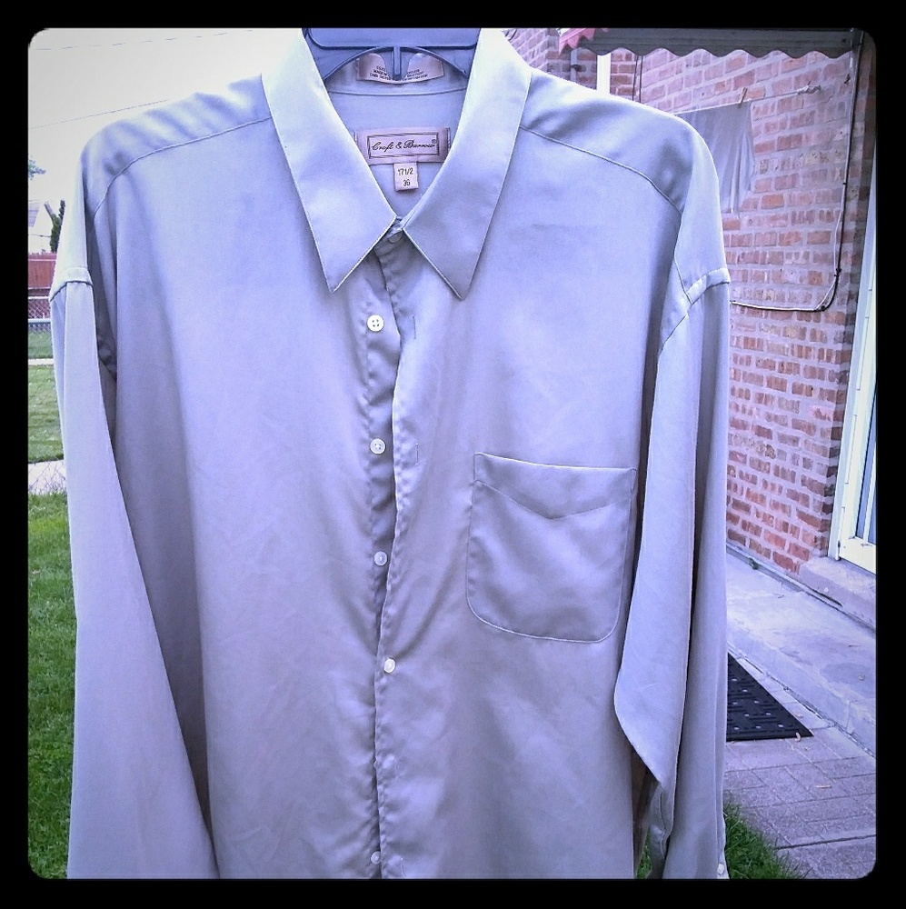 Men's Croft & Barrow Long Sleeve Shirt. Size XL